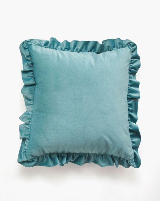 2 Pack Velvet Frill Cushions