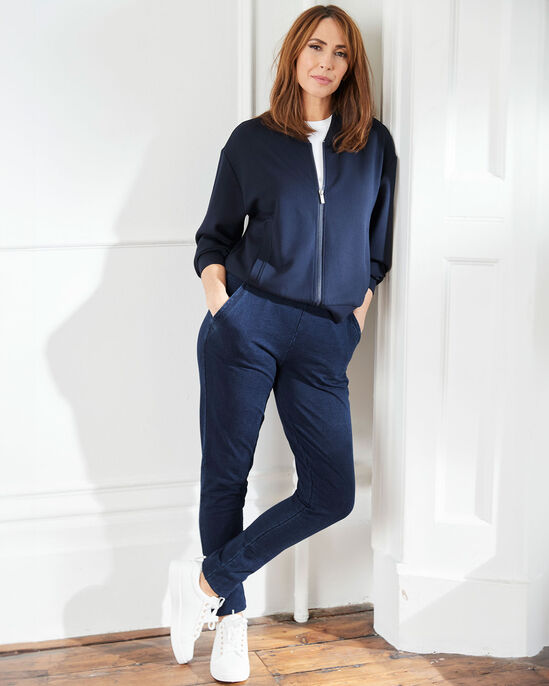 Jersey Denim Joggers