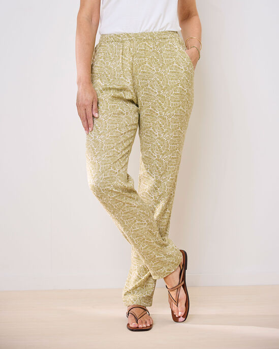 Pull-On Tapered Leg Trousers