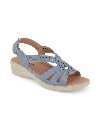 Flexisole Cutwork Adjustable Sandals
