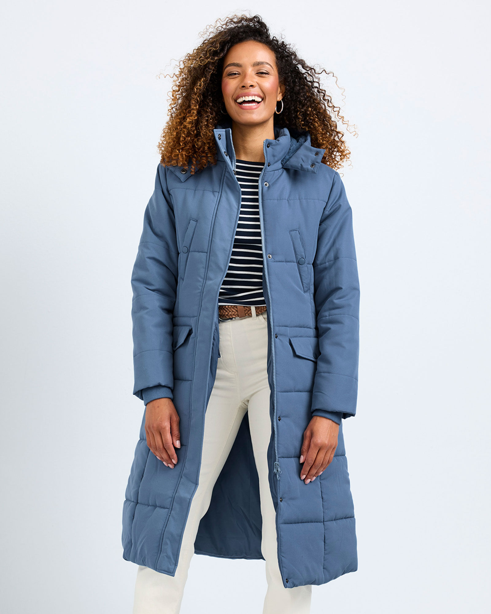 Padded long jacket women's 2025