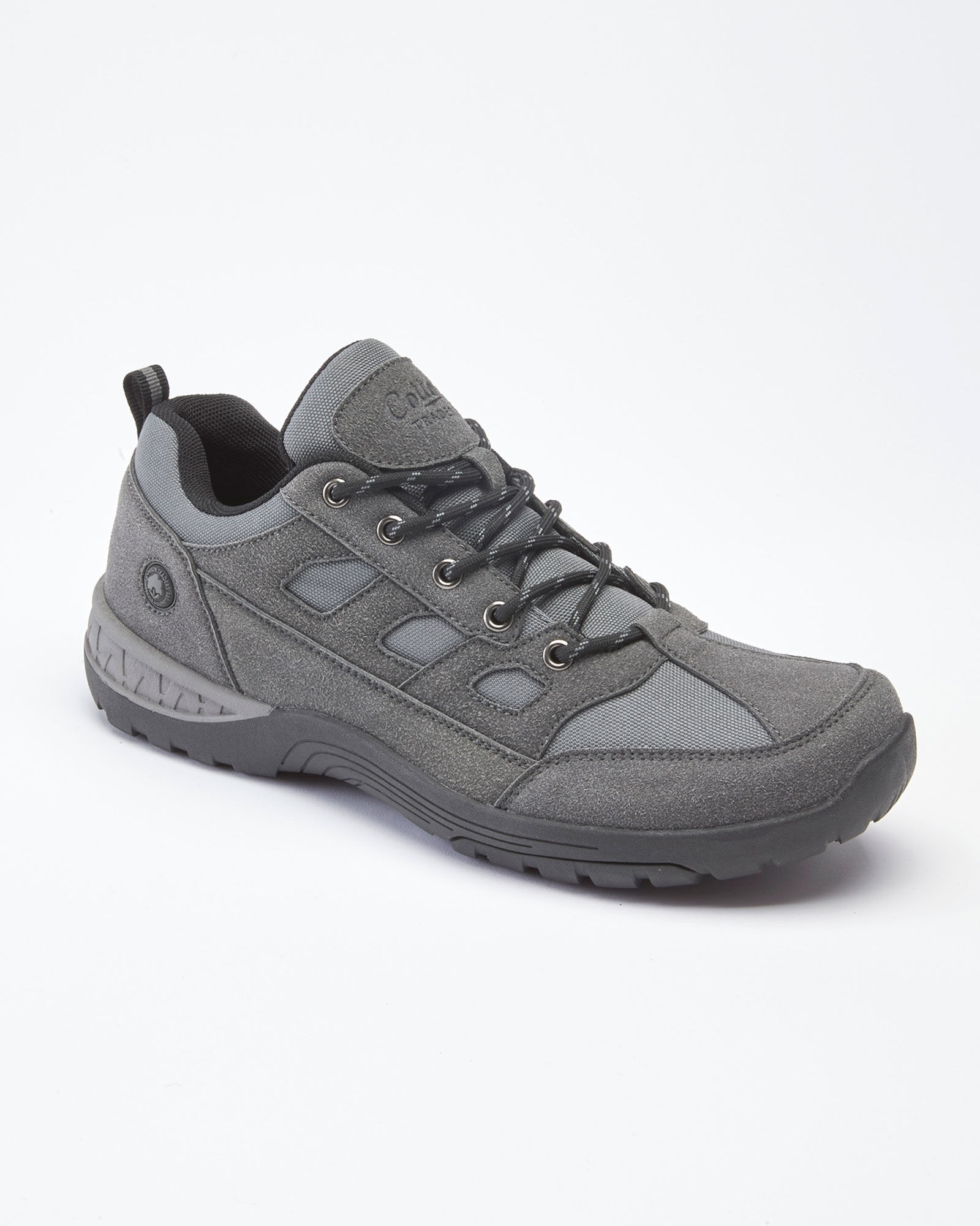Unisex Trail Walking Shoes Grey at Cotton Traders