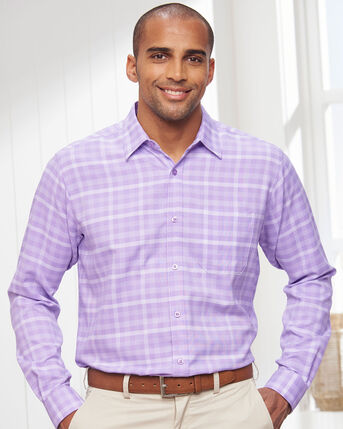 Long Sleeve Classic Soft Touch Patterned Shirt