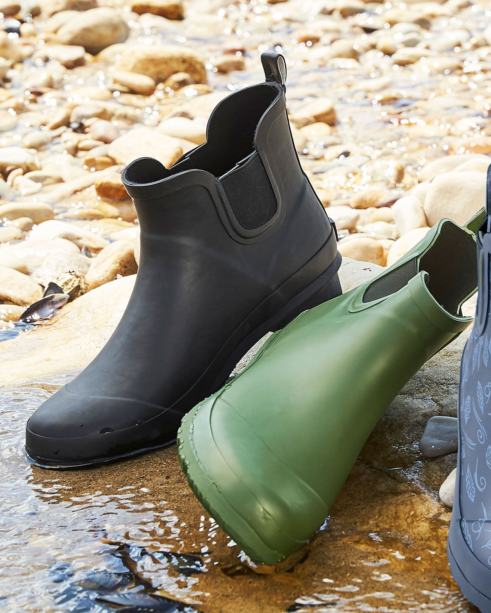 Ankle sale wellie boots