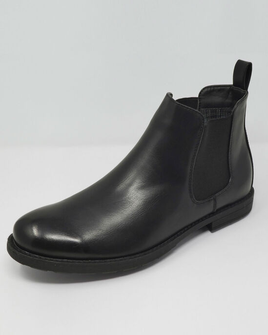 Check Lined Chelsea Boots