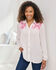 Embroidered Crinkle Blouse