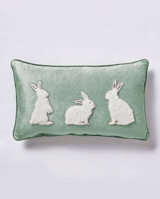 Appliqué Rabbit Cushion