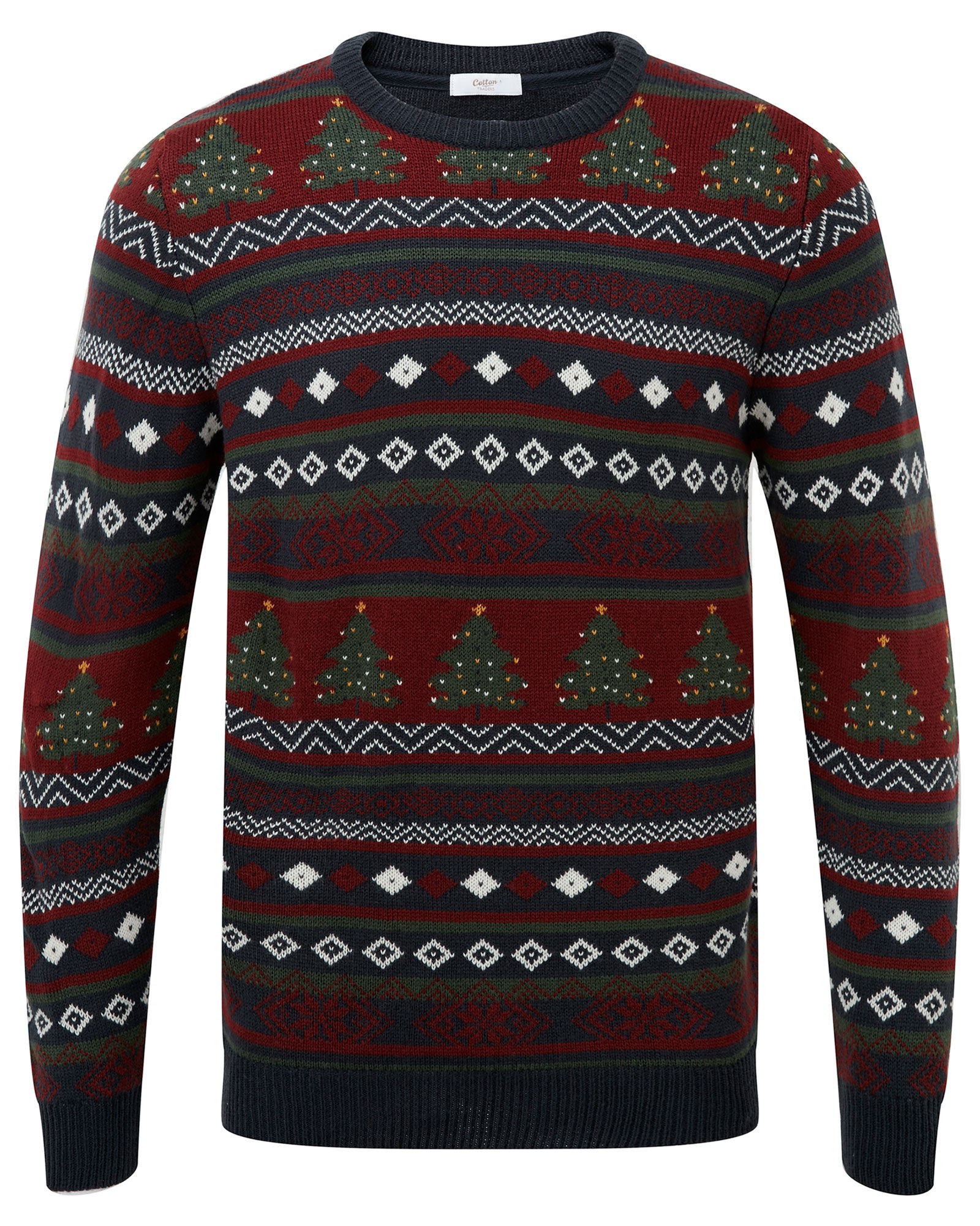 crew neck christmas sweater