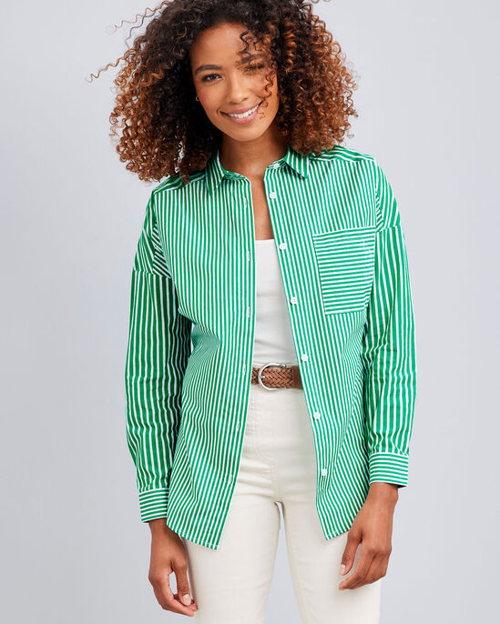 The Perfect Relaxed Stripe Cotton Shirt