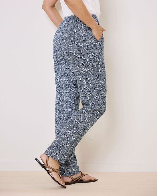 Pull-On Tapered Leg Trousers