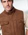 Faux Suede Multi-Pocket Gilet