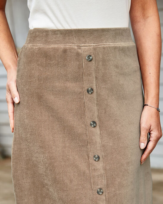 Jersey Pull-on Cord Skirt