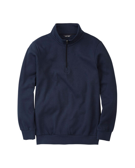 Half Zip Sweat Top
