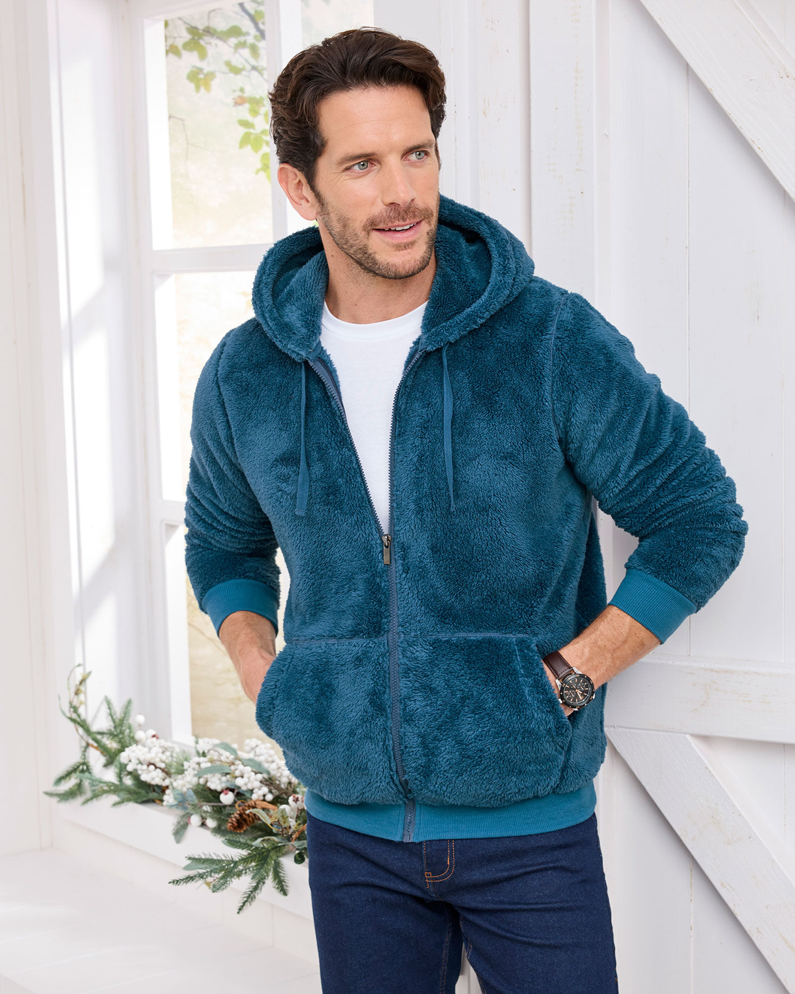 Cotton traders mens fleece jackets hot sale