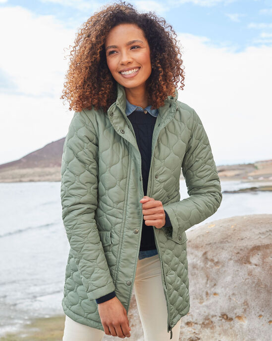 Quilted Hooded Parka Jacket