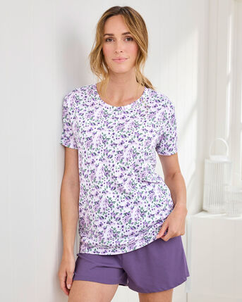 4 Piece Shorts PJ Set