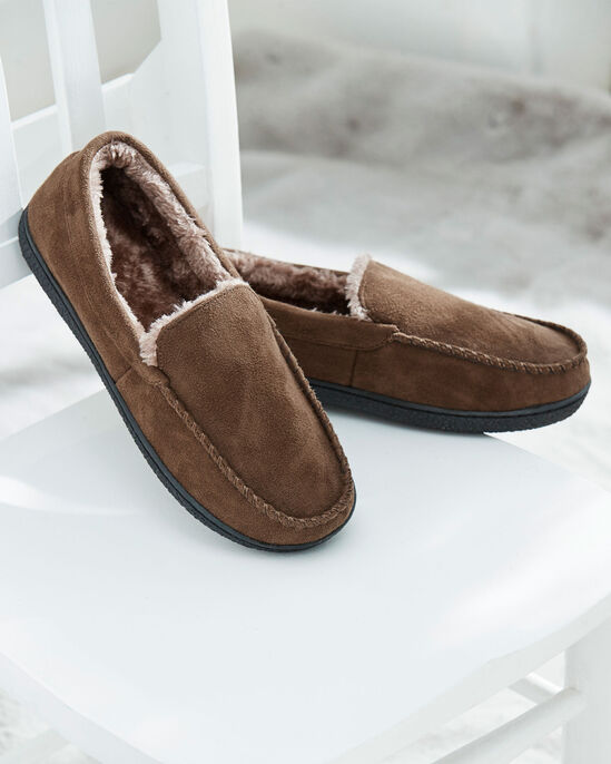Cosy Lined Moccasin Slippers