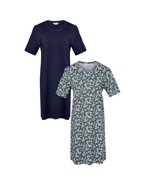 2 Pack Cotton Nightdresses