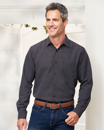 Long Sleeve Soft Touch Print Shirt