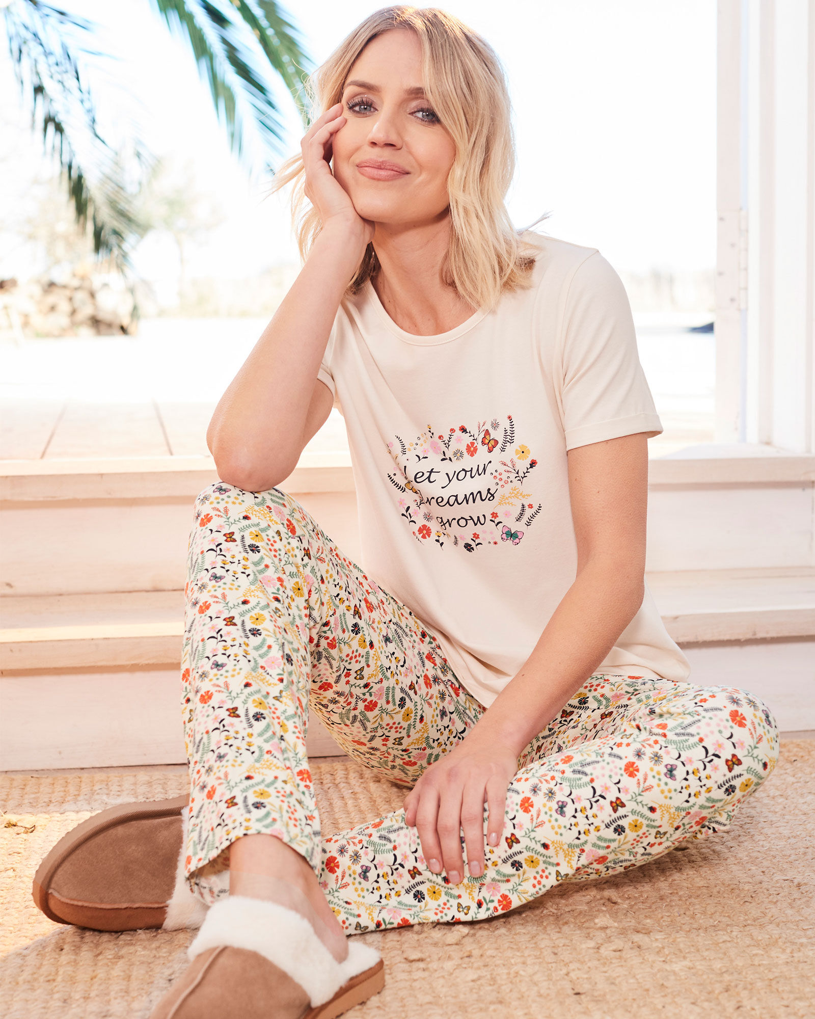 Womens sales jersey pyjamas