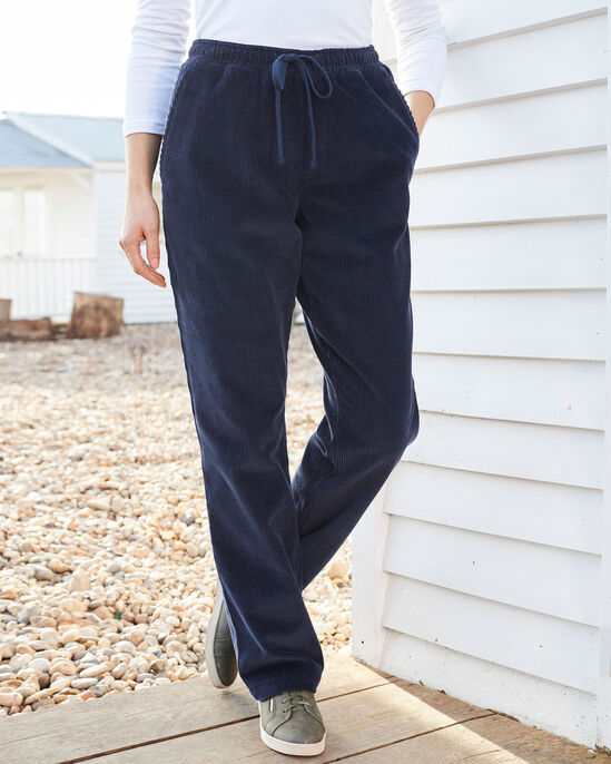 Cord Pull-On Trousers