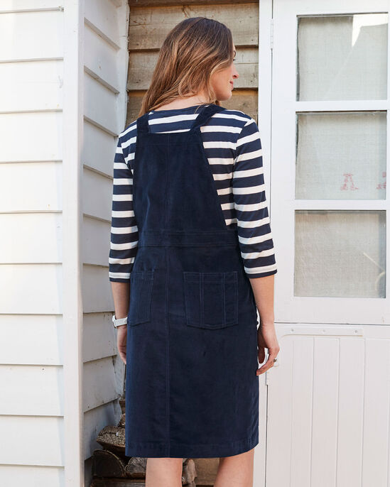 The Cord Dungaree Dress