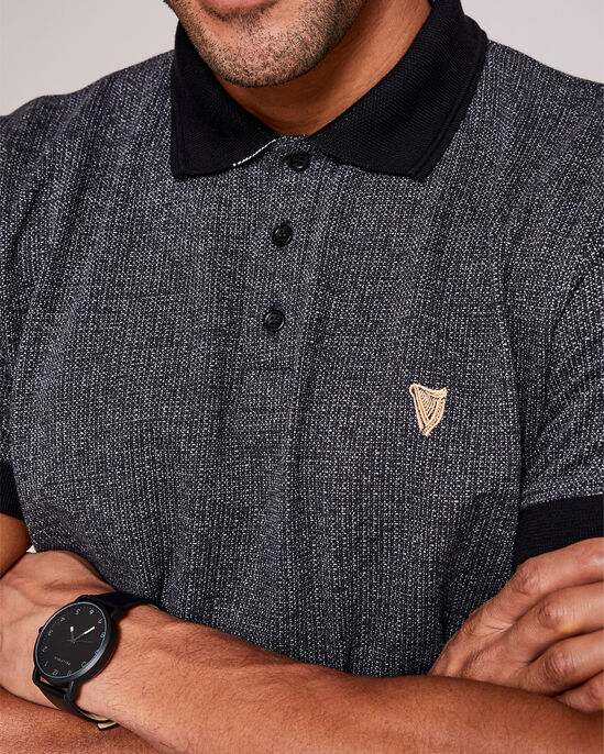 Guinness™ Short Sleeve Textured Polo Shirt