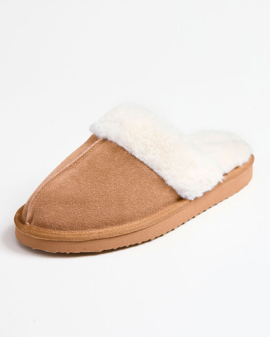 Suede Mule Slippers