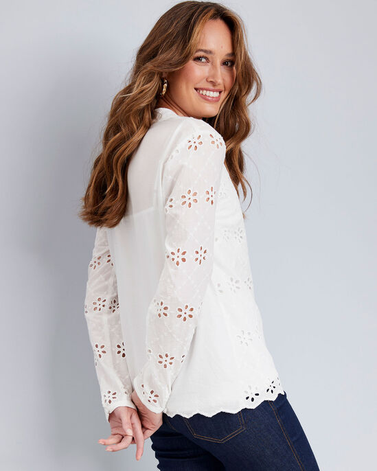 Paloma Broderie Lace Blouse & Cami
