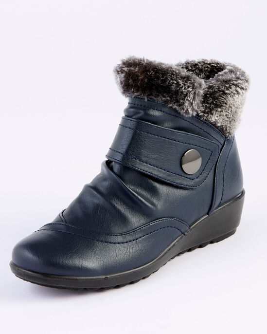 Flexisole Faux Fur Cuff Boots