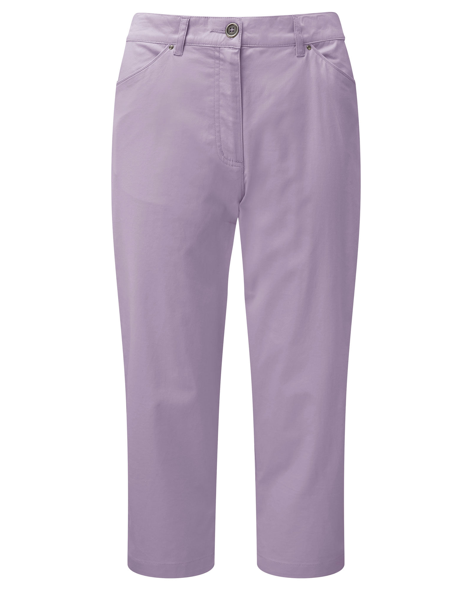 Classic Chino Crop Trousers at Cotton Traders