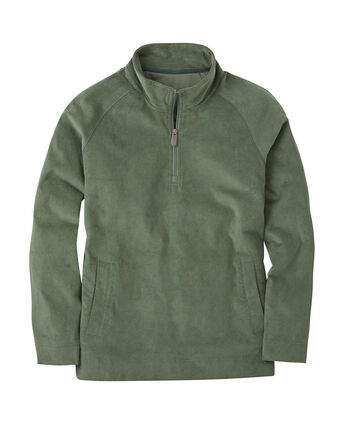 Stretch Cord Half Zip Top