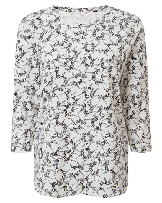 ¾ Sleeve Printed T-shirt