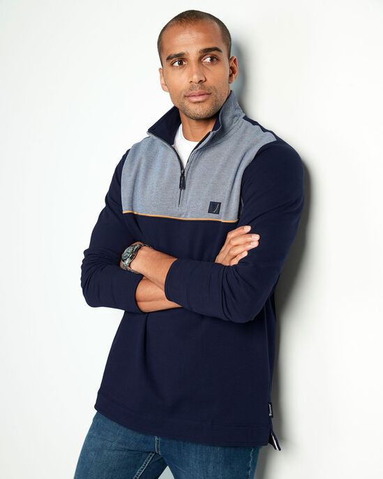 Guinness™ Panelled Half Zip Top