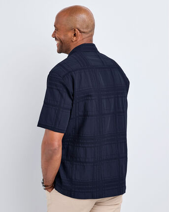 Guinness™ Short Sleeve Textured Check Shirt