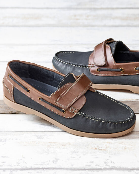 Leather Adjustable Boat Shoes