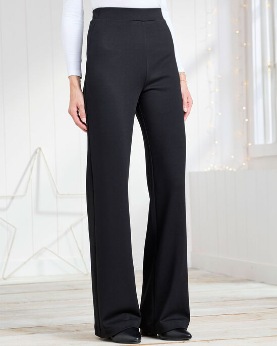 Jersey Wide-Leg Trousers