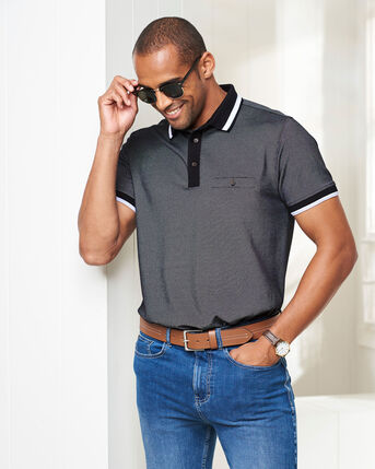 Luxury Birdseye Polo Shirt