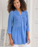 Crinkle Lace Trim Tunic