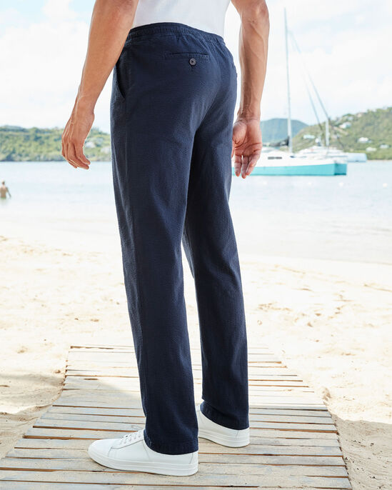 Stretch Seersucker Trousers