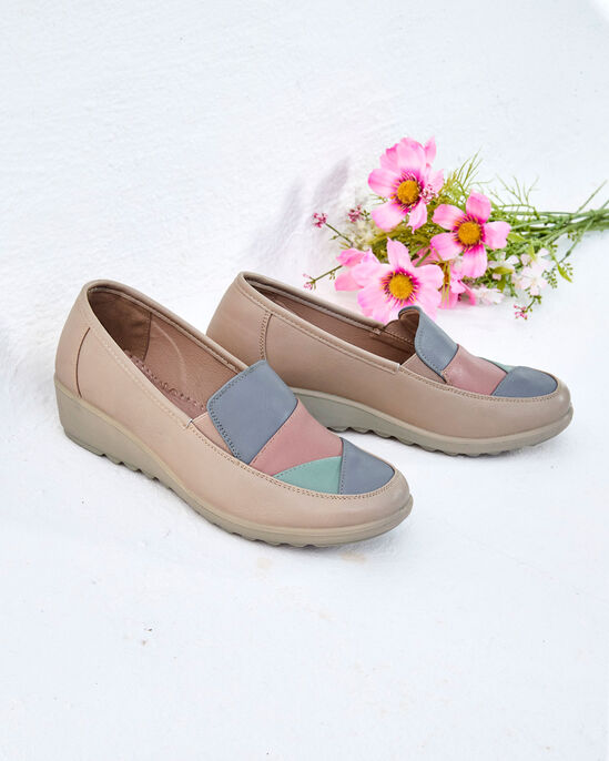 Soft Step Patchwork Shoes