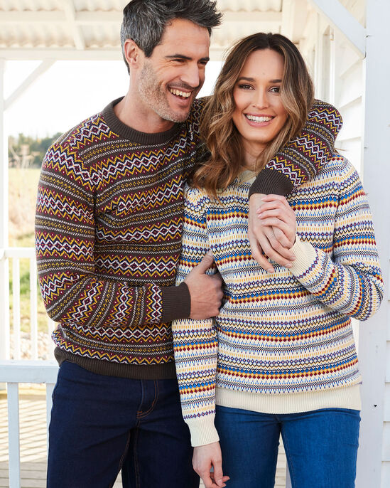 Fair Isle Crew Neck Jumper