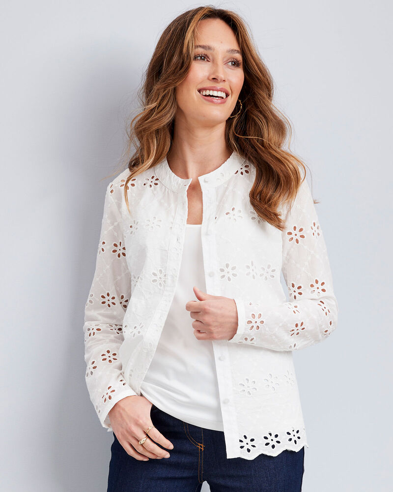 Paloma Broderie Lace Blouse & Cami at Cotton Traders