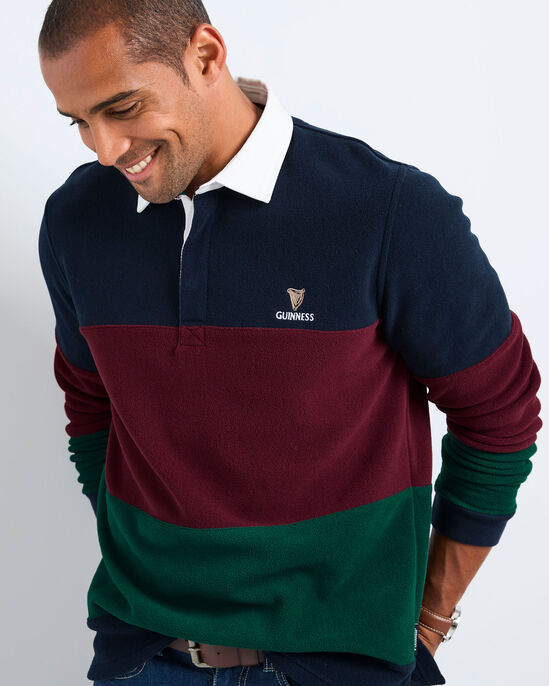 Guinness™ Colour Block Fleece Rugby Shirt