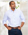 Long Sleeve Patterned Oxford Shirt