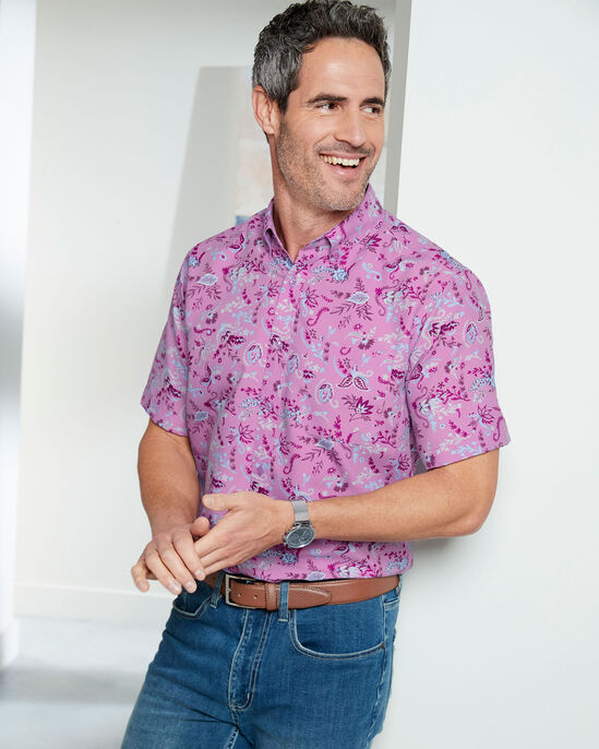 Short Sleeve Soft Touch Print Shirt