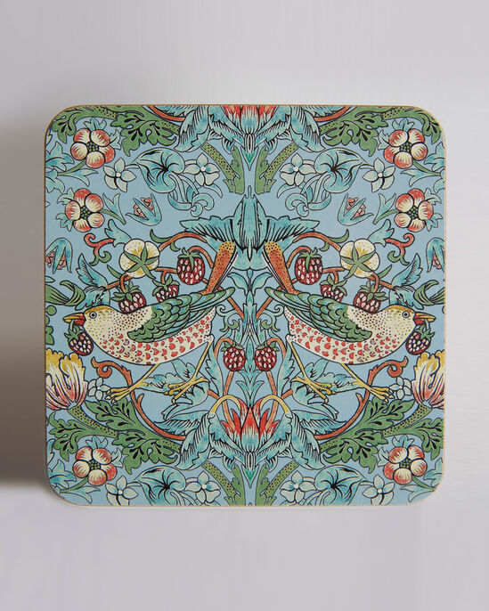 William Morris Strawberry Set of 4 Coasters & Placemats