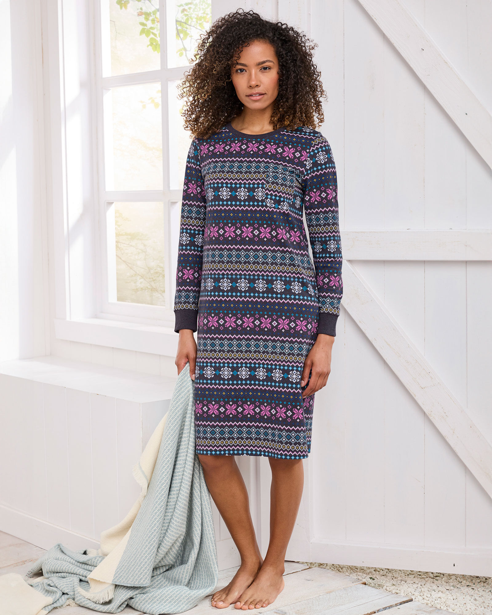 Long sleeve nightdress uk discount