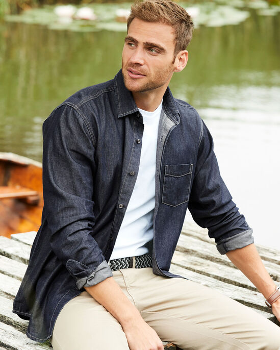 Long Sleeve Denim Shirt