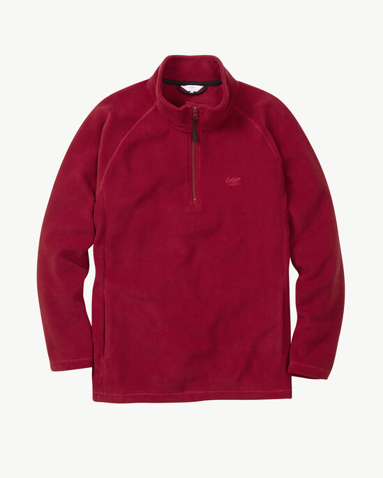 Recycled Microfleece Half Zip Top